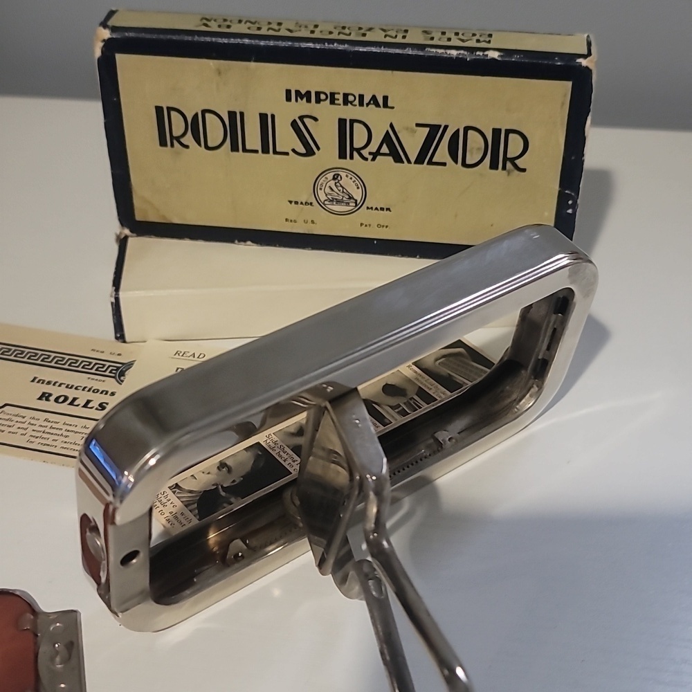 Imperial Rolls Razor Vintage British Rolls Safety Razor - Picture 9 of 9
